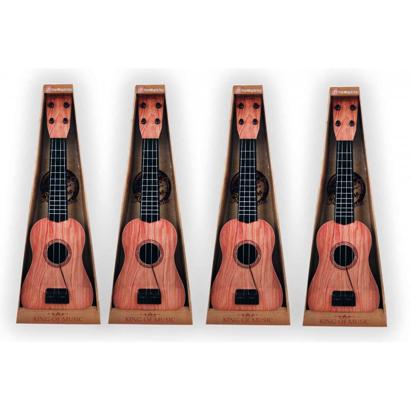 Gitarr + 4 riktiga strängar 55 cm