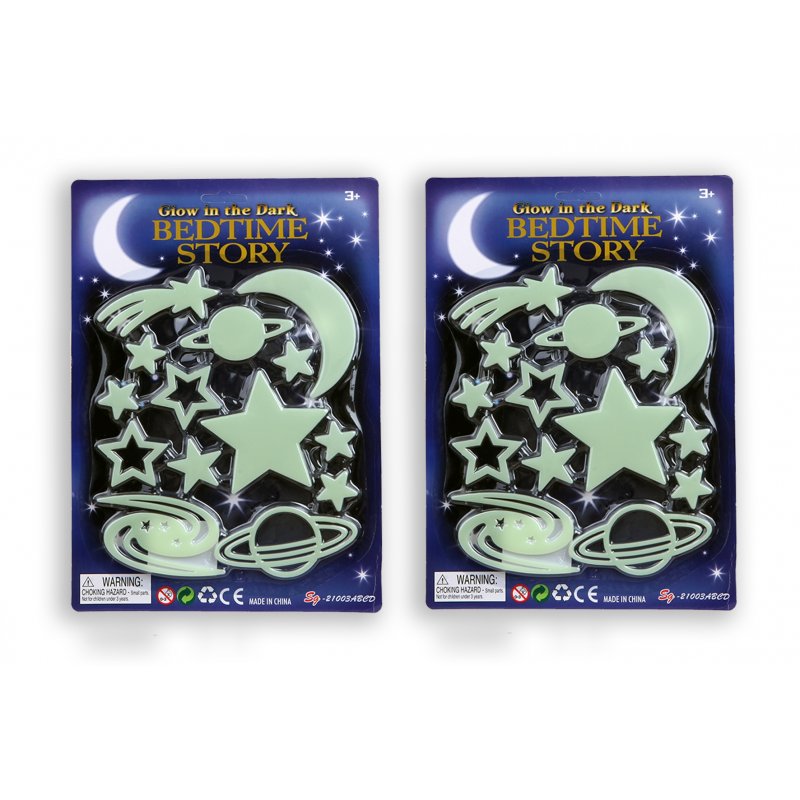 Glöd i den mörka månen och stjärnor