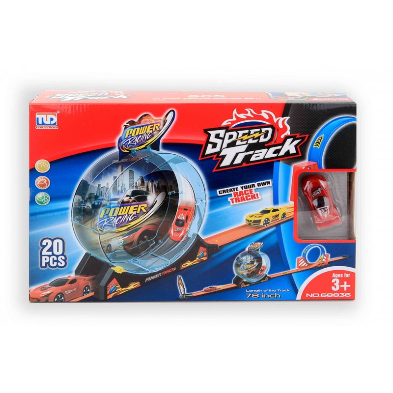 Racerbana looping 198 cm 23 st med bil