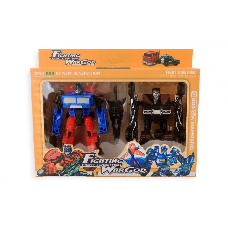 Robot /bilset 13 cm 2 stycken