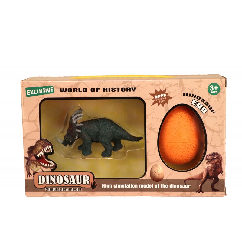 Dino 10 cm med ägg 12 olika