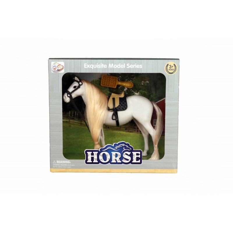 Häst 13 cm med tillbehör 2 olika färger