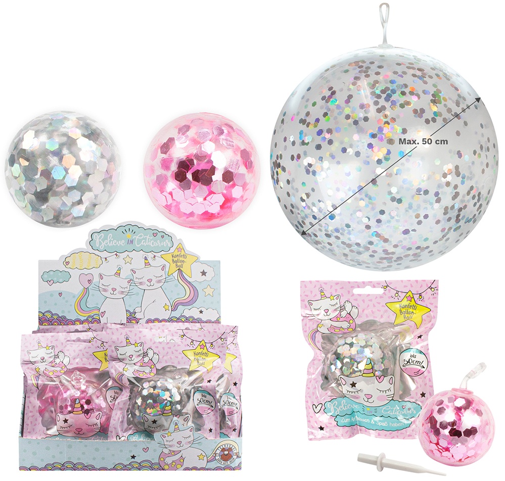 CATICORN Konfetti ballongboll