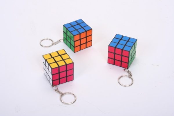 Kub Z-kub på nyckelring ca 3,5 x 3,5 cm