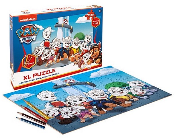 PAW PATROL FÄRGA DITT EGET PUSSEL
