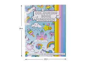 MÅLARBOK W KLISTERMÄRKE ENHÖRNING