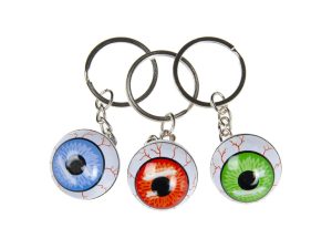Ögonmetall på nyckelring
