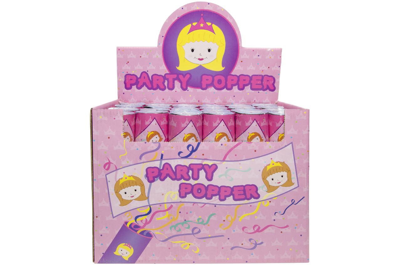 PARTY POPPER L PRINCESS