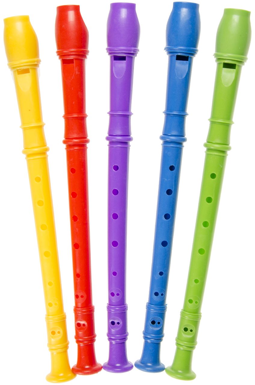 Färgstarka Blockflöjter