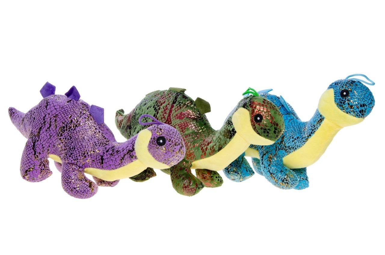 Glittrig Dinosaurie Plysch