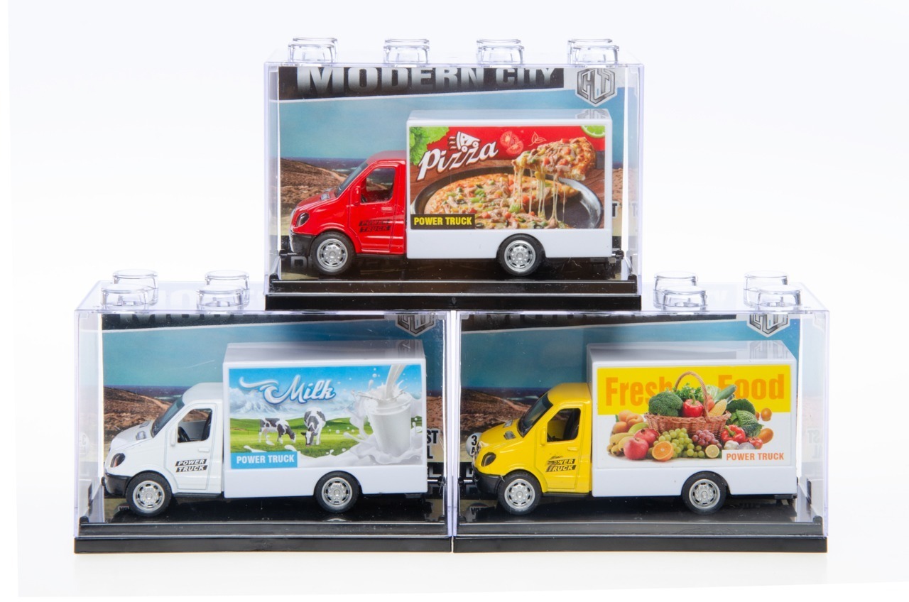 Gjuten Matleveransbil Pullback