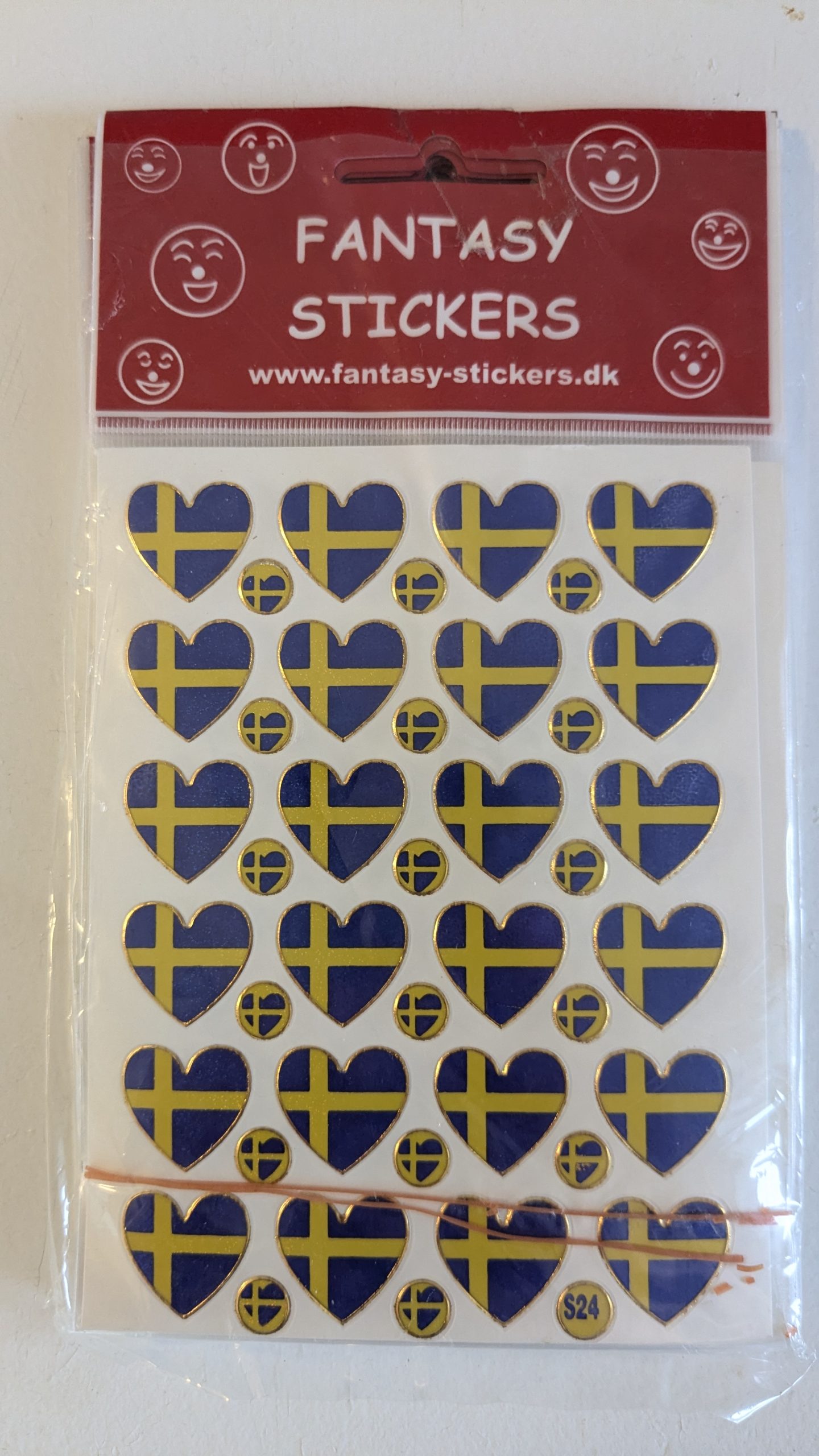 Klistermärken Hjärtan Sverige