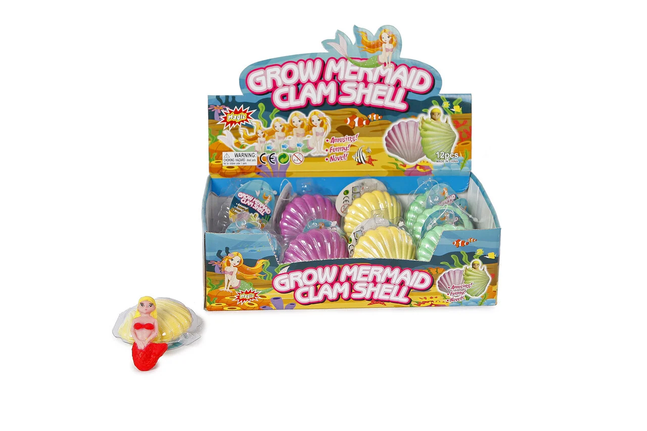 växande sjöjungfru från skal