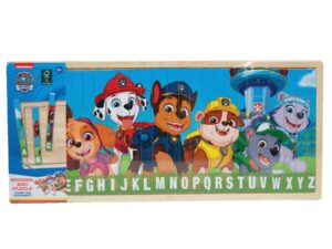 Paw Patrol Träpussel - ABC