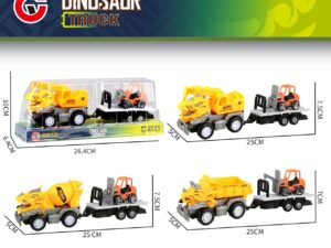 Dinotruck 3 blandade föremål ca 25 cm