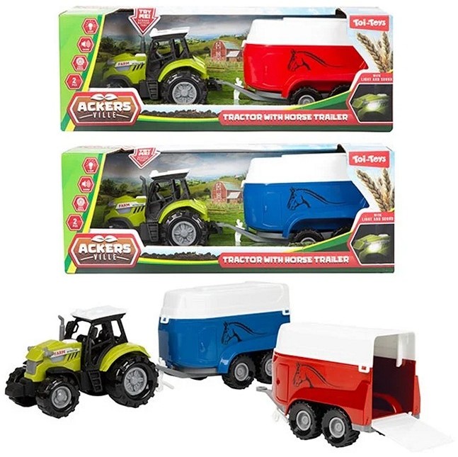 Traktor släpvagn + ljus och ljud