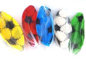 Uppblåsbar fotboll, ca 22 cm