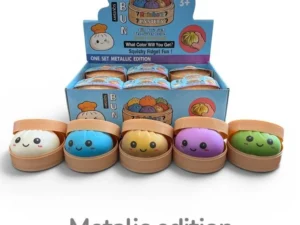 Squishy Dumpling: Metallisk 8,5 CM