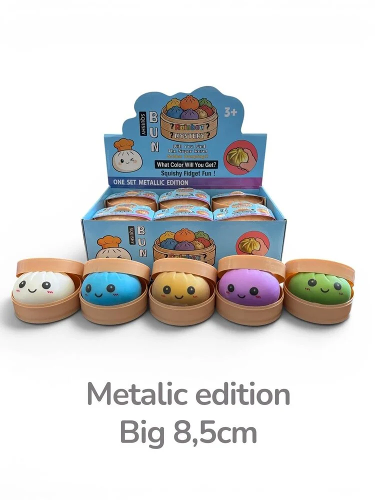 Squishy Dumpling: Metallisk 8,5 CM