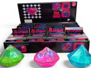 Squishy Diamantsocker - 12 st