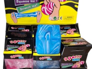 Squishy Cube Marmorsocker - 12 st