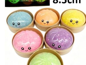 SSquishy Dumpling 8,5 cm som lyser i mörkret - Glitter