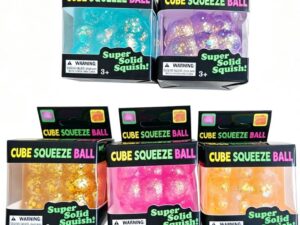 Squishy Bubbelkub Glitter