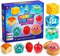 Squishy Leksak present förpackning 8 sticken suishi