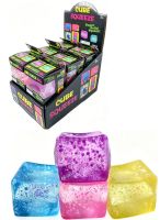 Socker Squishy Tärning Glitter