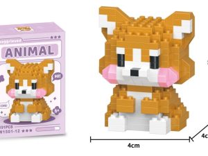 Mini-byggklossar Hund - 202 delar